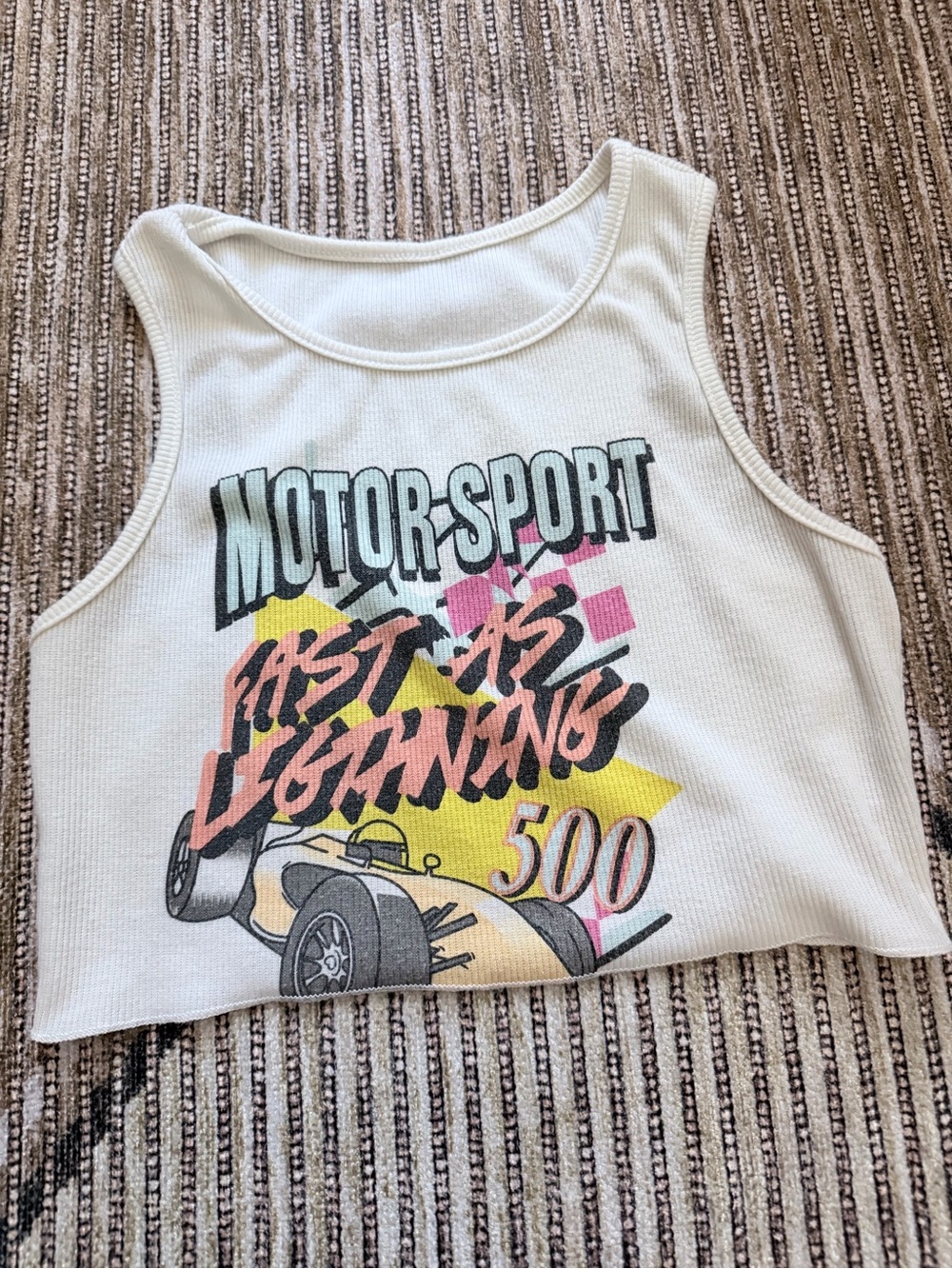 Graphic crop top